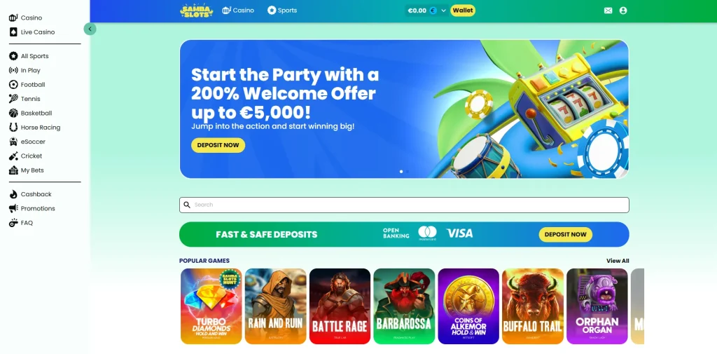 Samba slots review 2025